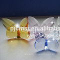 Figurines papillon cristal clair pour la faveur de mariage